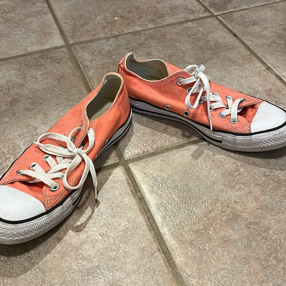 Salmon Pink Converse